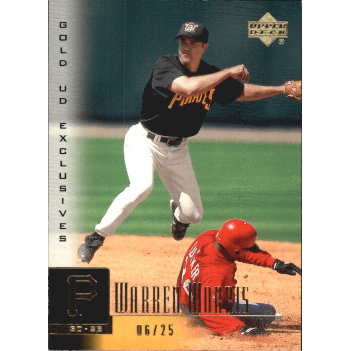 2001 Upper Deck Exclusives Gold #244 Warren Morris. rookie card picture