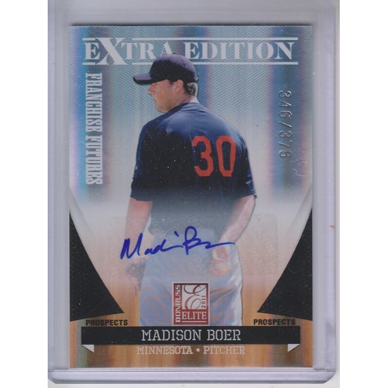 2011 Donruss Elite Extra Edition Franchise Futures Signatures #64 Madison Boer