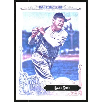 2017 Topps Gypsy Queen Missing Blackplate #301 Babe Ruth SP