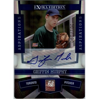 2010 Donruss Elite Extra Edition Signature Aspirations #56 Griffin Murphy