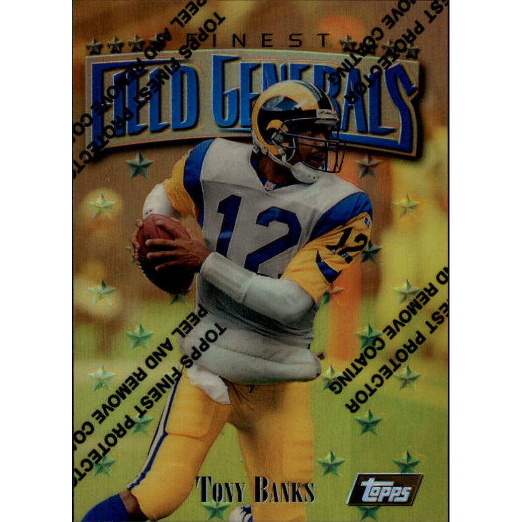 1997 Finest Refractors #153 Tony Banks G