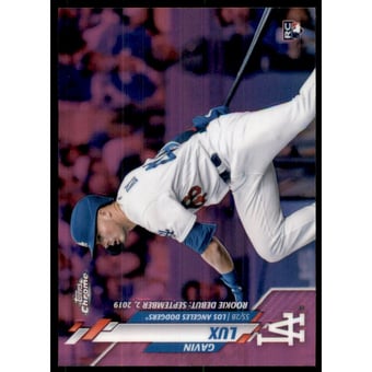 2020 Topps Chrome Update Pink Refractors #U54 Gavin Lux