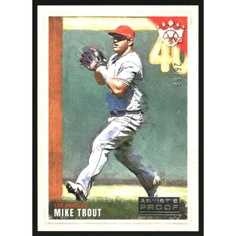 2022 Diamond Kings Artist Proof Silver #40 Mike Trout
