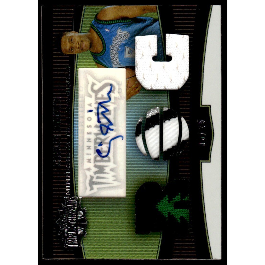 2006-07 Topps Triple Threads Gold #108 Craig Smith JSY AU. rookie card picture
