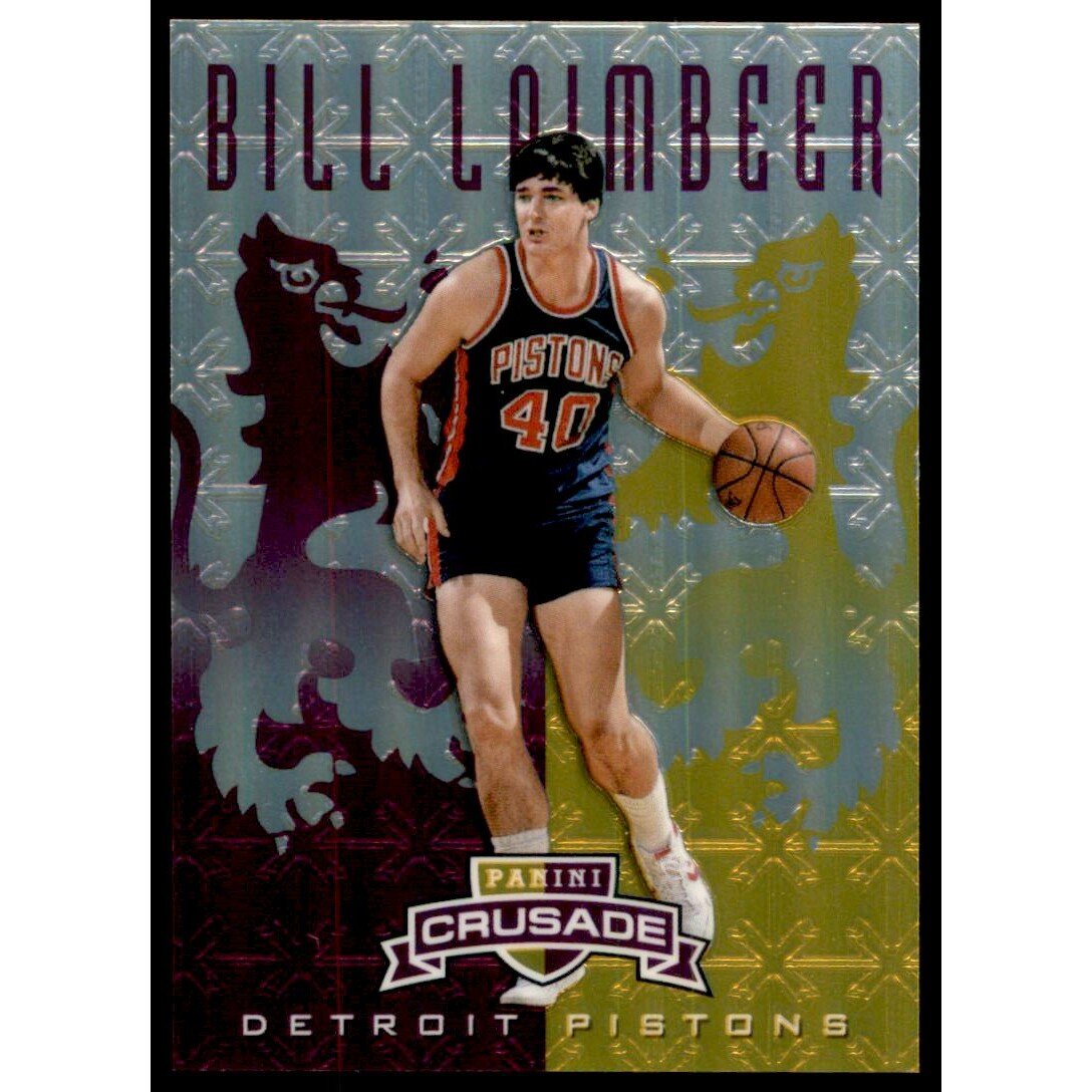 2012-13 Panini Crusade Insert Purple #127 Bill Laimbeer. rookie card picture
