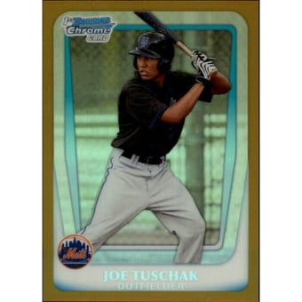 2011 Bowman Chrome Draft Prospects Gold Refractors #BDPP88 Joe Tuschak