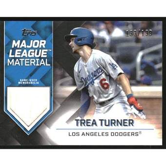 2022 Topps Major League Materials Black #MLMTT Trea Turner