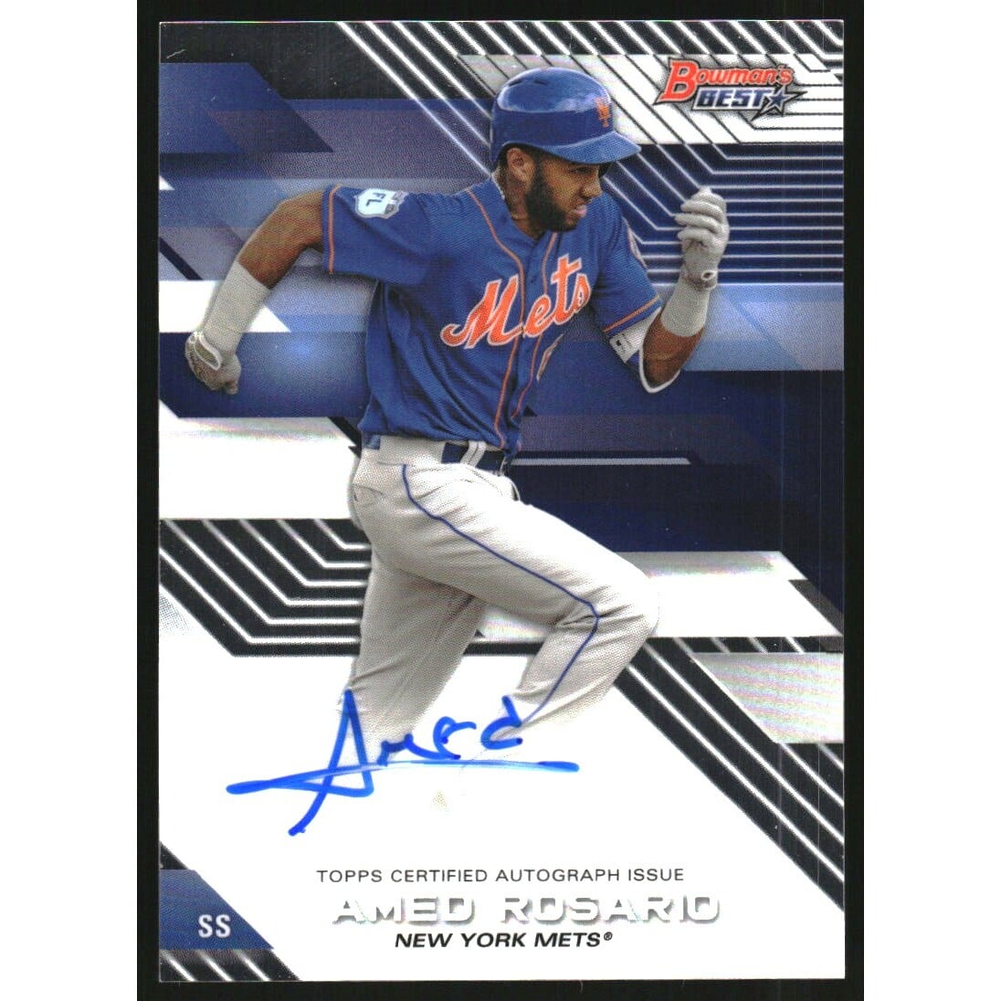 2017 Bowman's Best Best of '17 Autographs #B17ARO Amed Rosario. rookie card picture