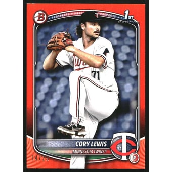 2025 Bowman Prospects Orange #BP128 Cory Lewis