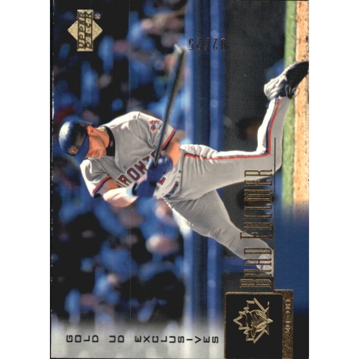 2001 Upper Deck Exclusives Gold #64 Brad Fullmer. rookie card picture
