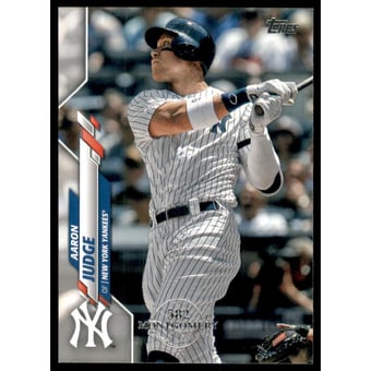 2020 Topps Factory Set 582 Montgomery Club #7 Aaron Judge