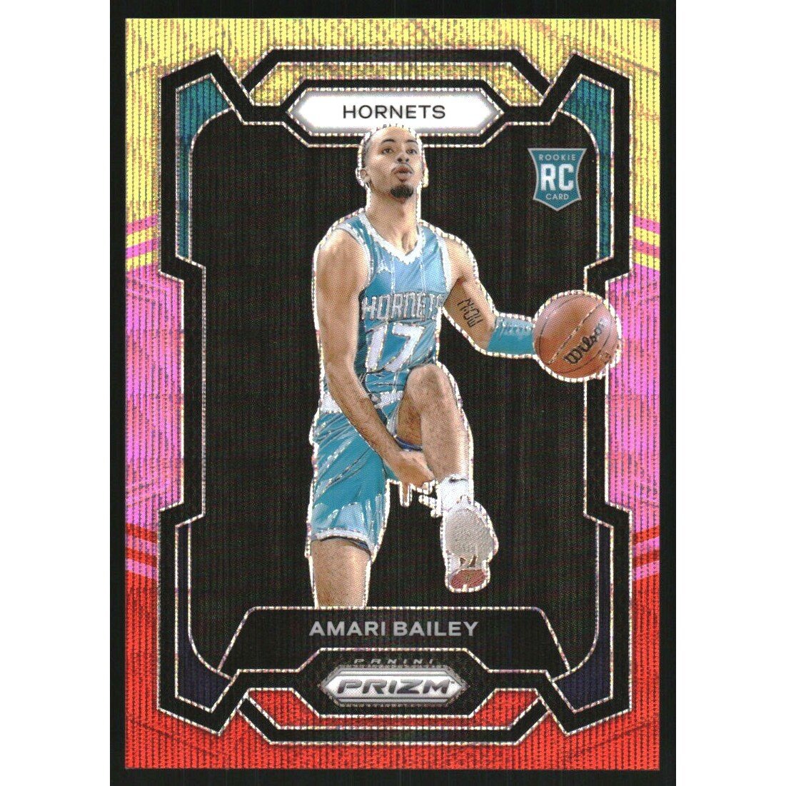 2023-24 Panini Prizm Prizms Multi Wave #162 Amari Bailey. rookie card picture