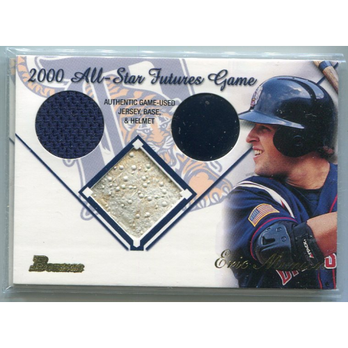 2001 Bowman Multiple Game Relics #MGREM Eric Munson B. rookie card picture