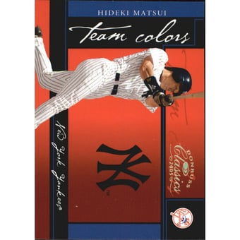 2005 Donruss Classics Team Colors Gold #TC16 Hideki Matsui
