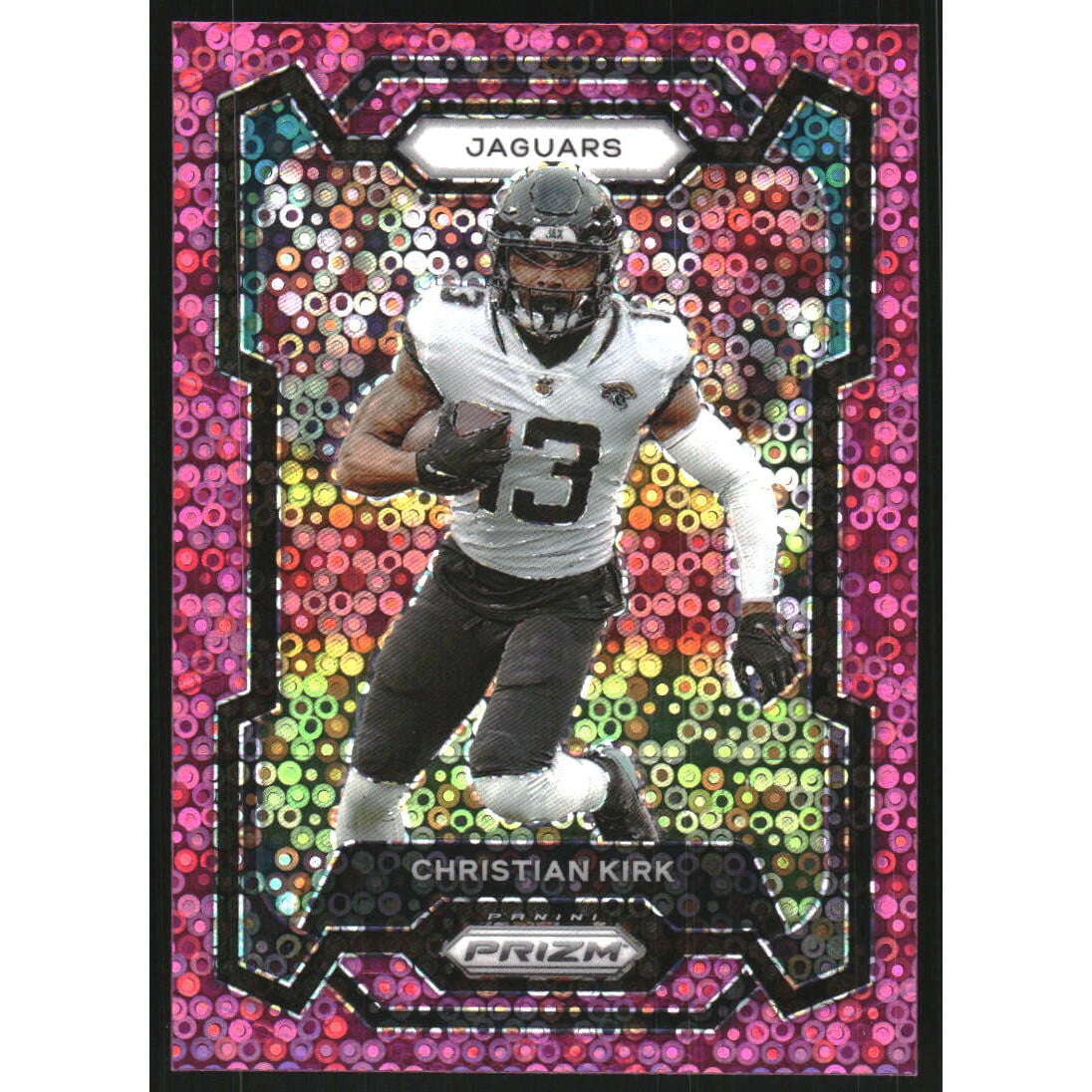 2023 Panini Prizm Prizms No Huddle Pink #134 Christian Kirk. rookie card picture