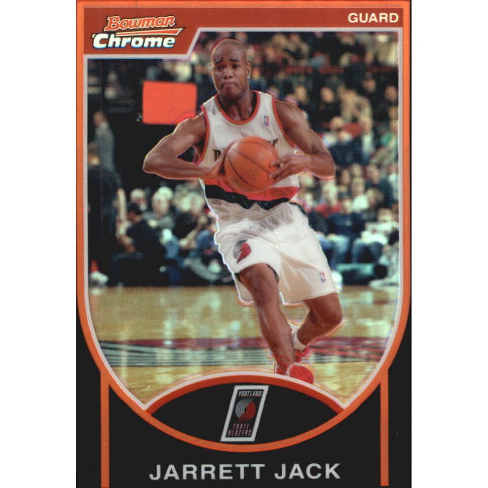 2007-08 Bowman Chrome Refractors Black #83 Jarrett Jack. rookie card picture