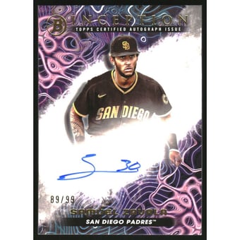 2023 Bowman Inception Primordial Prospects Autographs #PPASZ Samuel Zavala