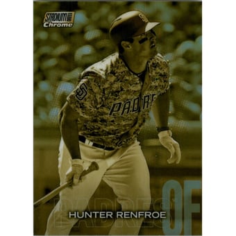 2018 Stadium Club Chrome Gold Mint #SCC104 Hunter Renfroe