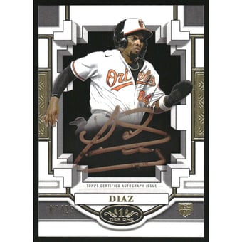 2023 Topps Tier One Break Out Autographs Bronze Ink #BOAYD Yusniel Diaz