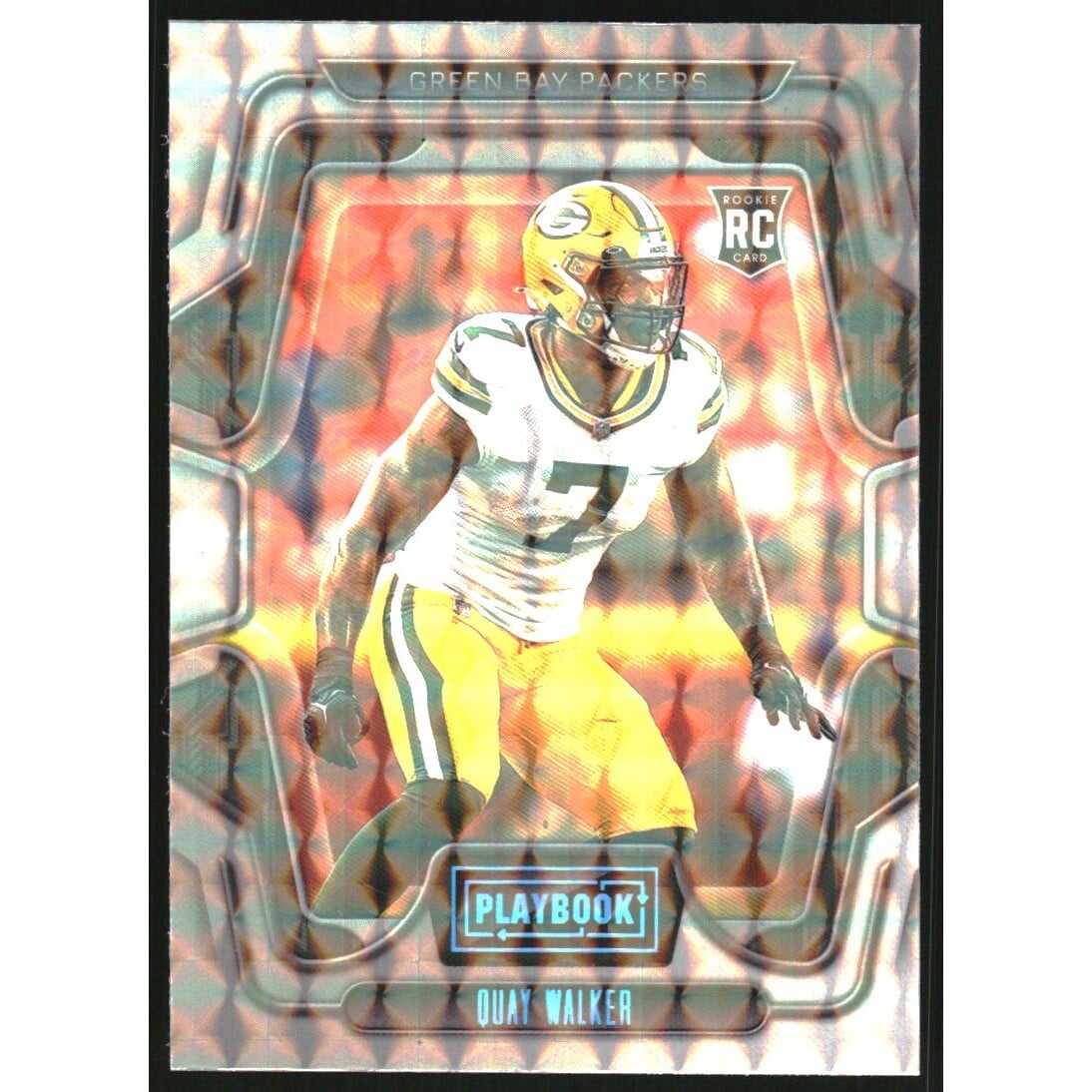 2022 Panini Playbook Mosaic #177 Quay Walker. rookie card picture