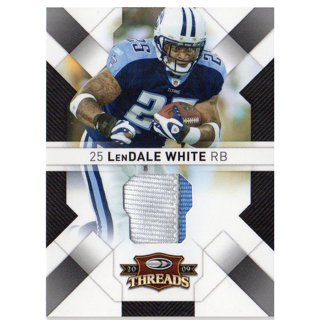 2009 Donruss Threads Jerseys Prime #97 LenDale White/50. rookie card picture
