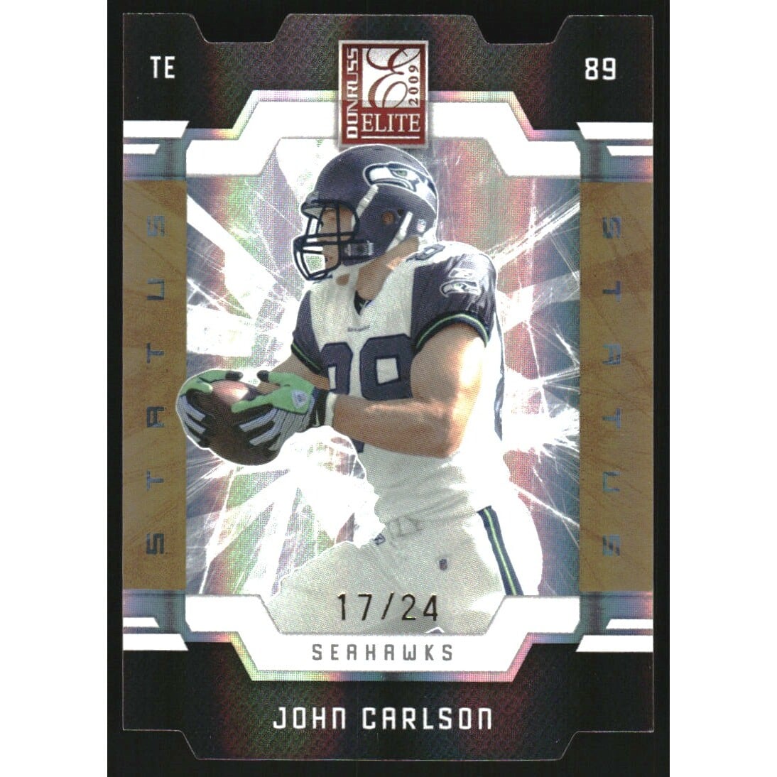 2009 Donruss Elite Status Gold #87 John Carlson. rookie card picture