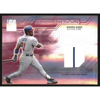 2004 Donruss Elite Back to the Future Jerseys #9 Sammy Sosa/Hee Seop Choi