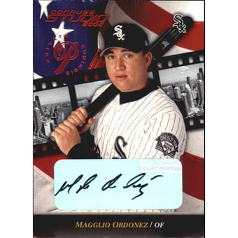 2002 Studio Private Signings #63 Magglio Ordonez/15