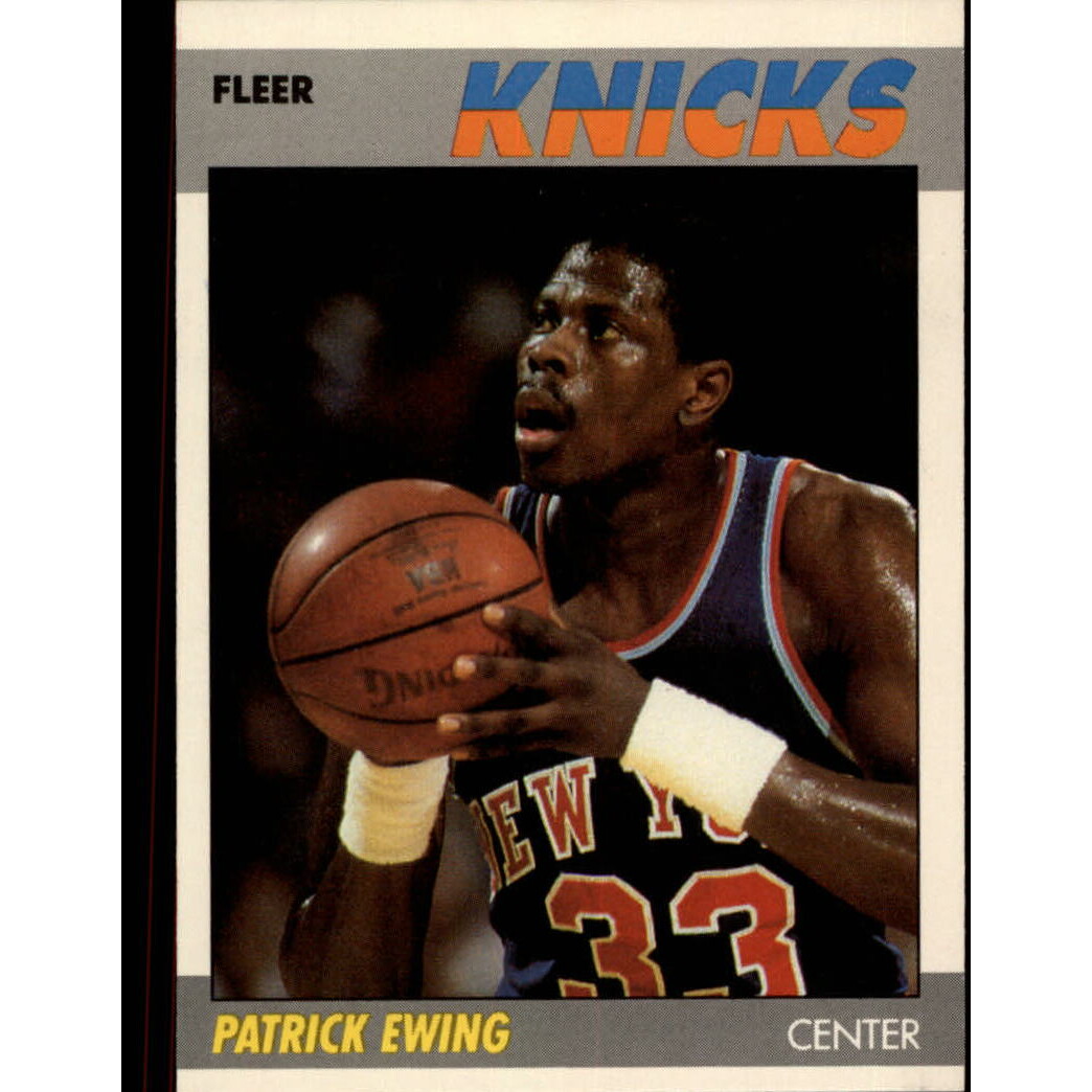 1987-88 Fleer #37 Patrick Ewing 1987-88 Fleer #37 Patrick Ewing