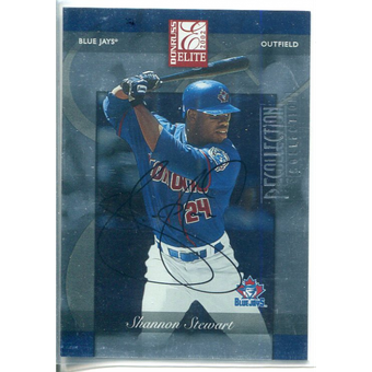 2003 Donruss Elite Recollection Autographs #61 Shannon Stewart 02/35