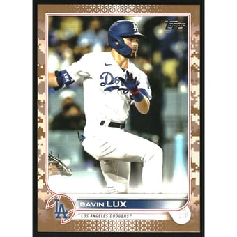 2022 Topps Memorial Day Camo #389 Gavin Lux