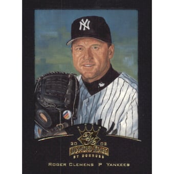 2002 Diamond Kings Gold Foil #29 Roger Clemens