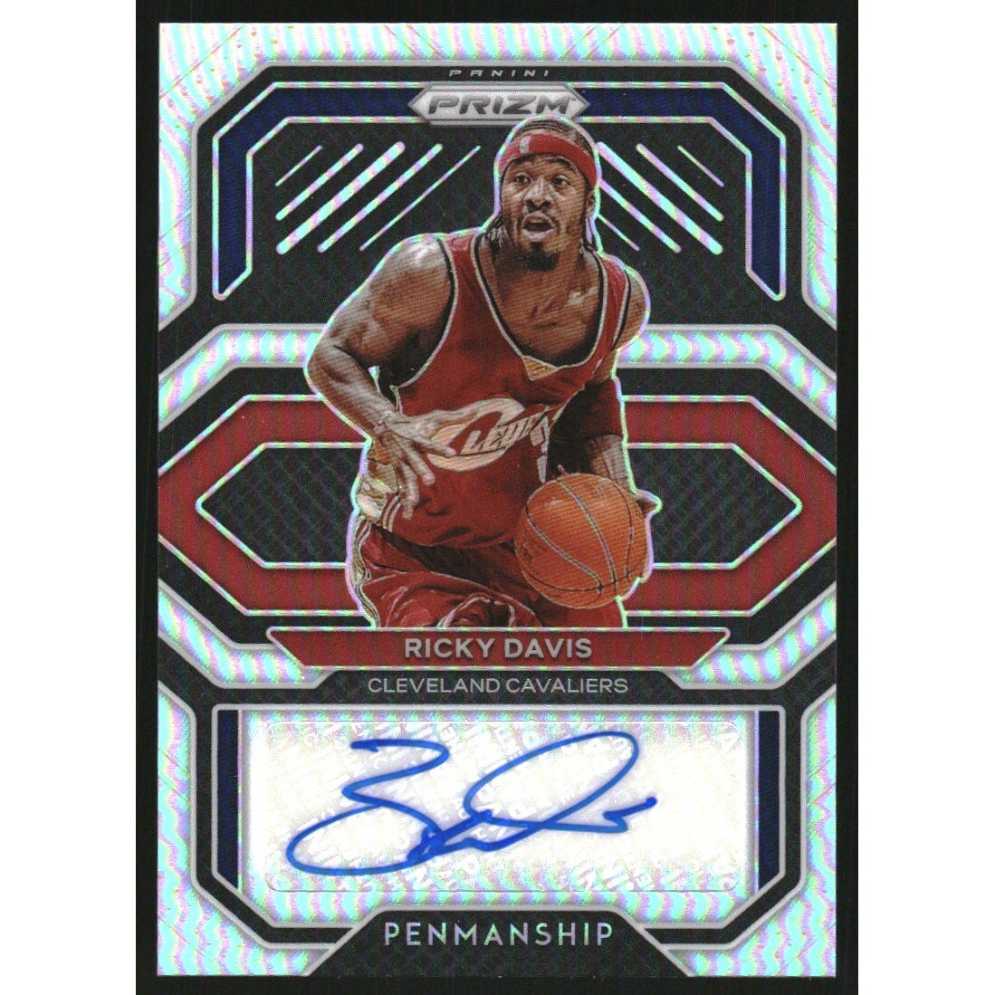 2020-21 Panini Prizm Penmanship Prizms Silver #8 Ricky Davis. rookie card picture