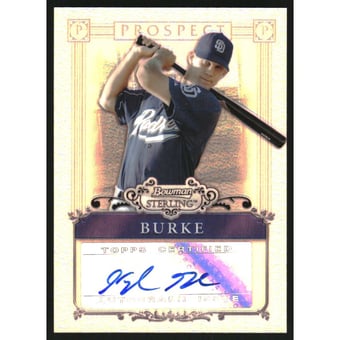 2006 Bowman Sterling Prospects Refractors #KB Kyler Burke AU