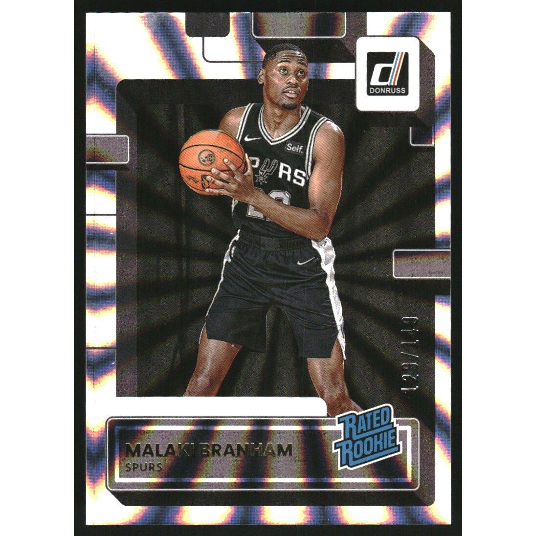 2022-23 Donruss Holo Laser #220 Malaki Branham RR. rookie card picture
