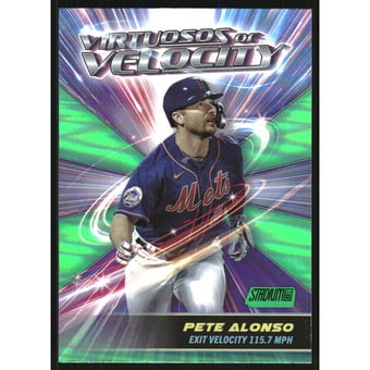 2024 Stadium Club Virtuosos of Velocity Green #VV14 Pete Alonso