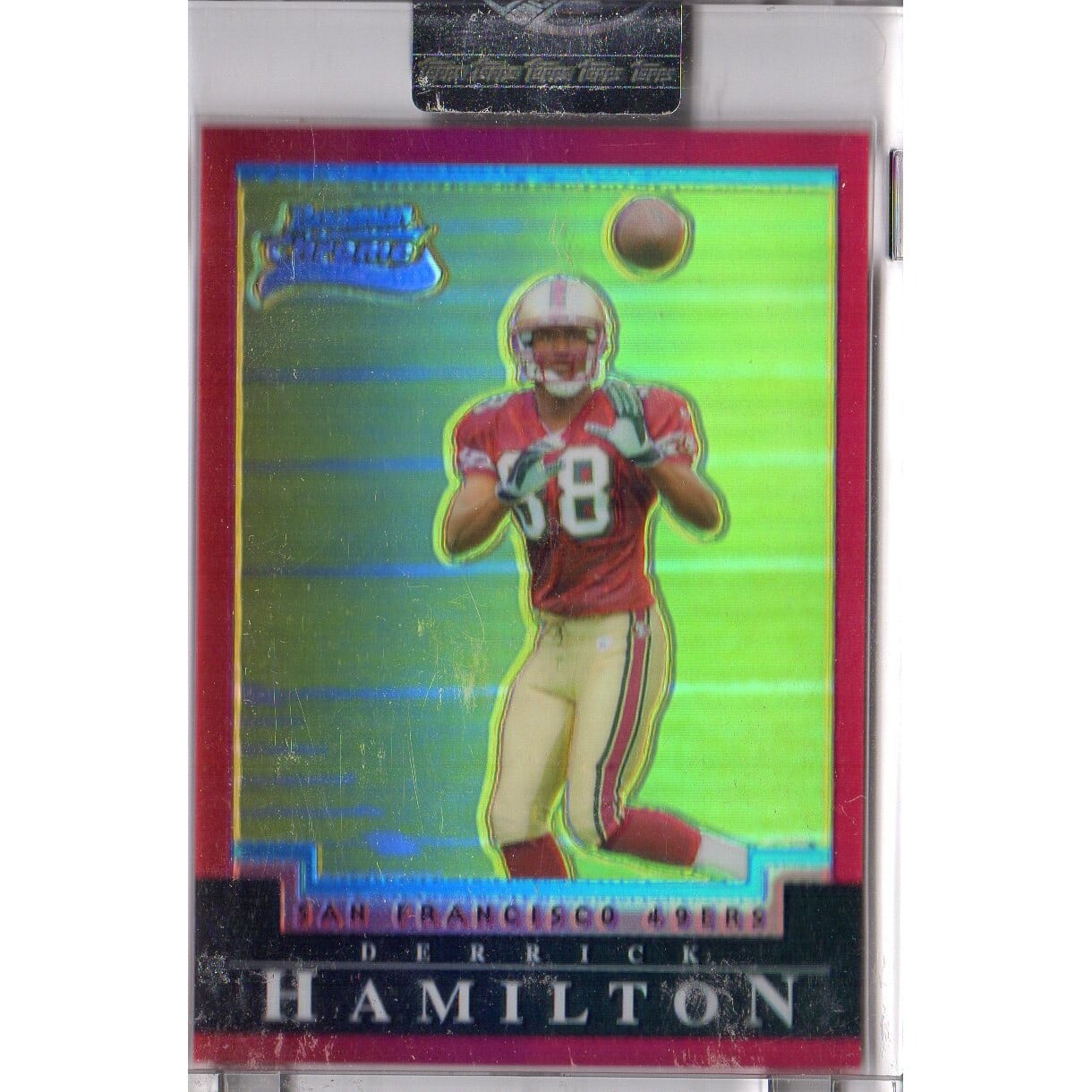 2004 Bowman Chrome Red Refractors #207 Derrick Hamilton. rookie card picture