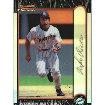 1999 Bowman Chrome Gold Refractors #3 Ruben Rivera