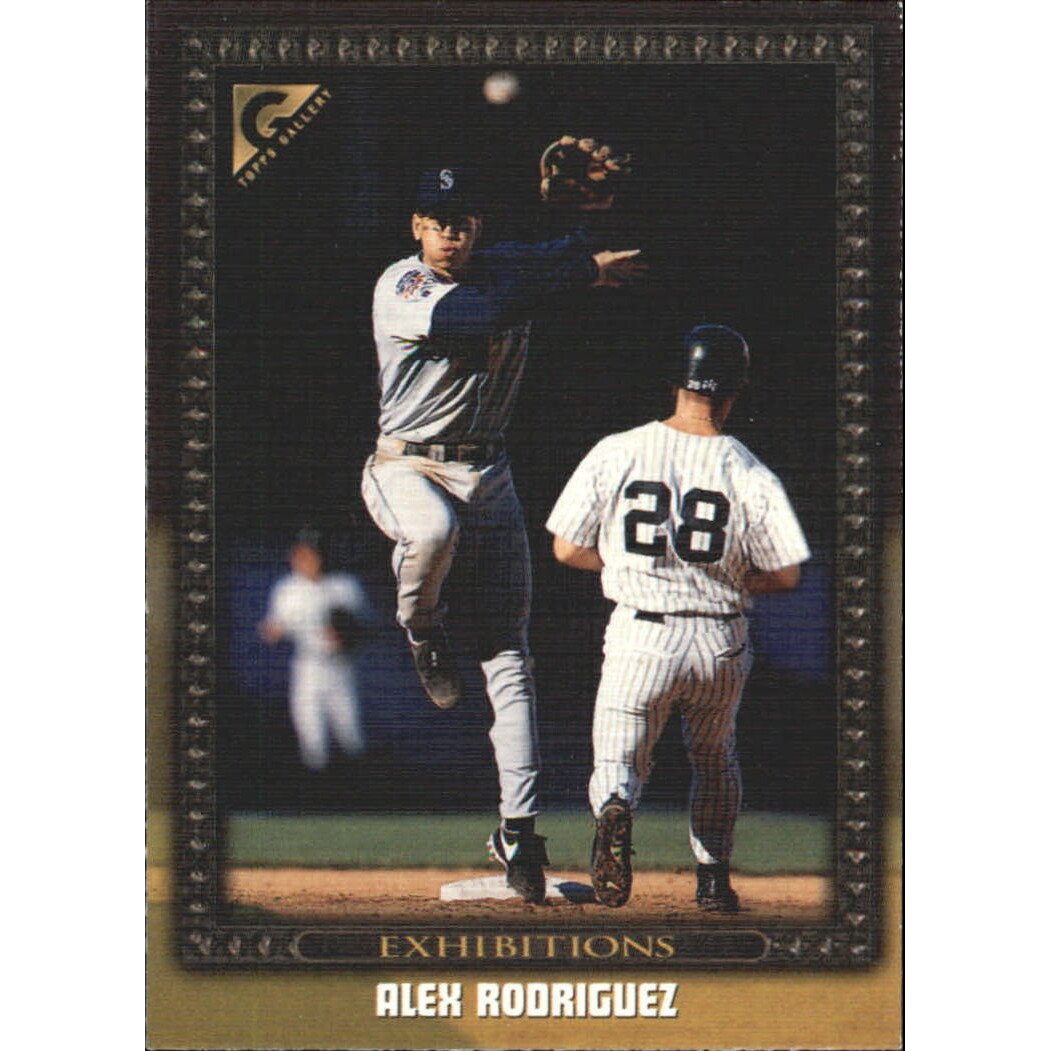 1998 Topps Gallery Gallery Proofs #125 Alex Rodriguez. rookie card picture