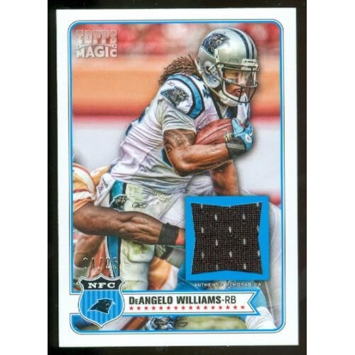 2012 Topps Magic Relics #102 DeAngelo Williams. rookie card picture