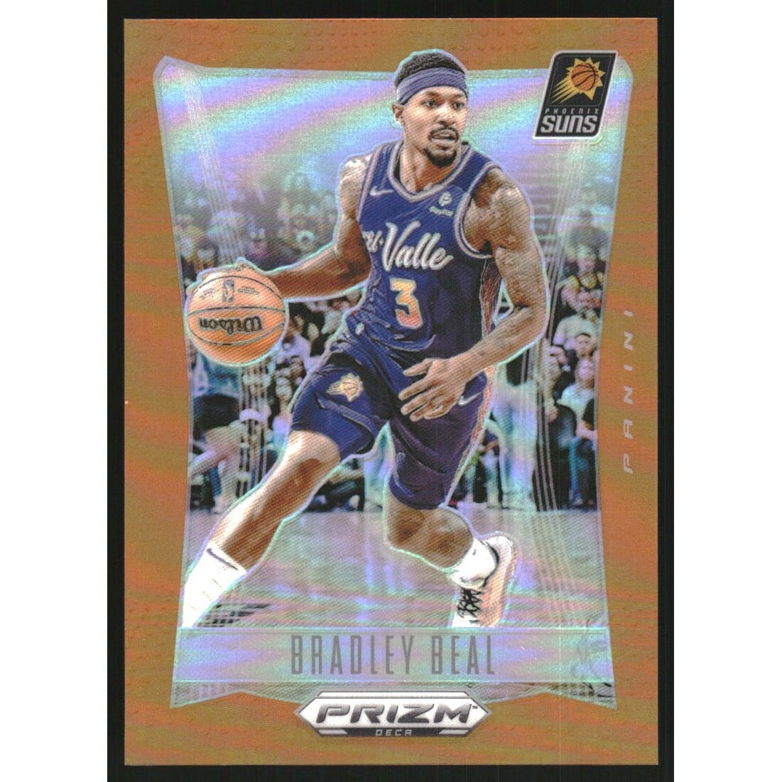 2023-24 Panini Prizm Deca Prizms Orange #154 Bradley Beal. rookie card picture