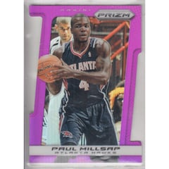 2013-14 Panini Prizm Prizms Purple Die Cut #48 Paul Millsap