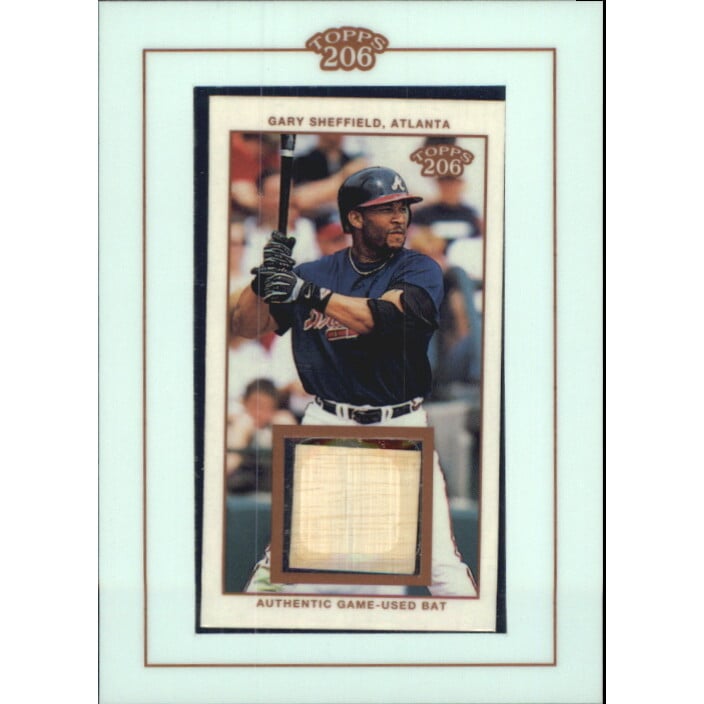 2002 Topps 206 Relics #GS2 Gary Sheffield Bat D2. rookie card picture