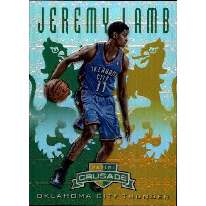 2012-13 Panini Crusade Insert Green #36 Jeremy Lamb. rookie card picture