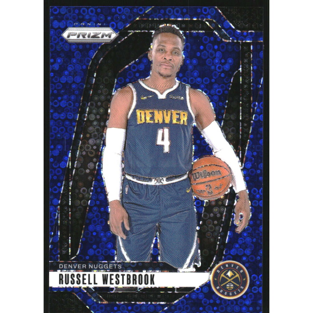 2024-25 Panini Prizm Prizms Fast Break Blue #157 Russell Westbrook 2024-25 Panini Prizm Prizms Fast Break Blue #157 Russell Westbrook