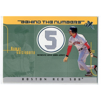 2003 E-X Behind the Numbers Game Jersey Number #NG Nomar Garciaparra/5