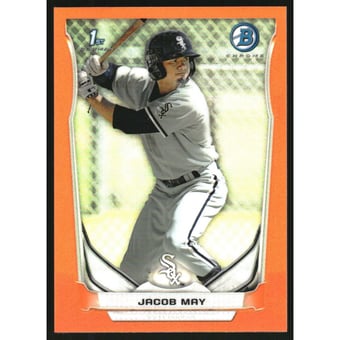2014 Bowman Chrome Prospects Orange Refractors #BCP3 Jacob May