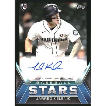 2021 Topps Update Baseball Stars Autographs Black #BSAJK Jarred Kelenic