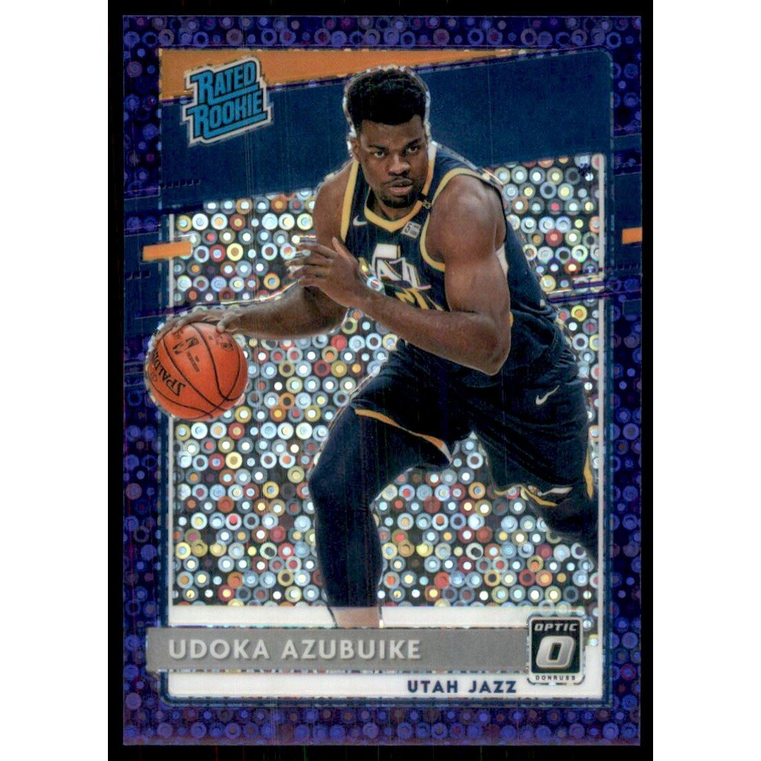 2020-21 Donruss Optic Fast Break Purple #177 Udoka Azubuike RR. rookie card picture
