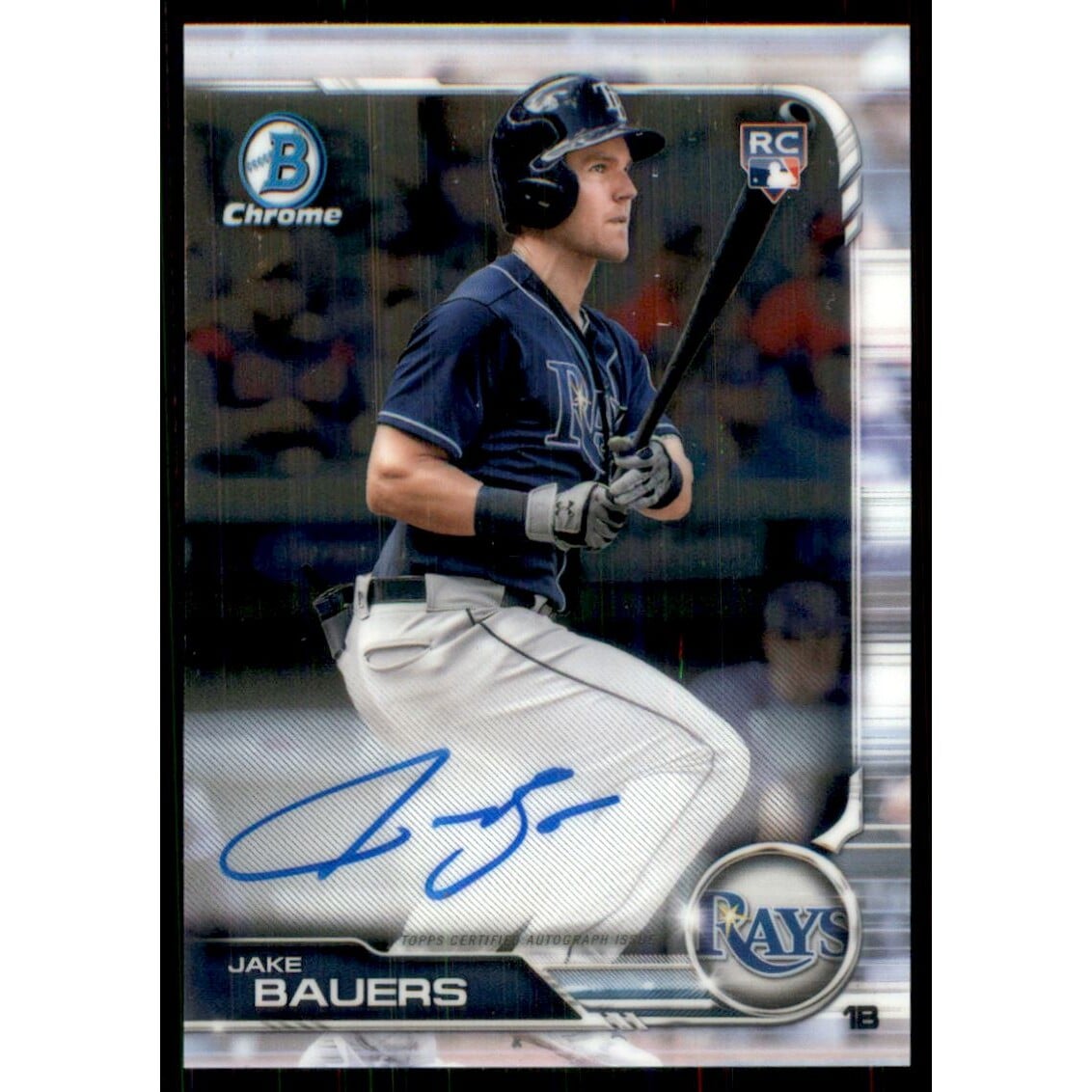 2019 Bowman Chrome Rookie Autographs #CRAJB Jake Bauers. rookie card picture